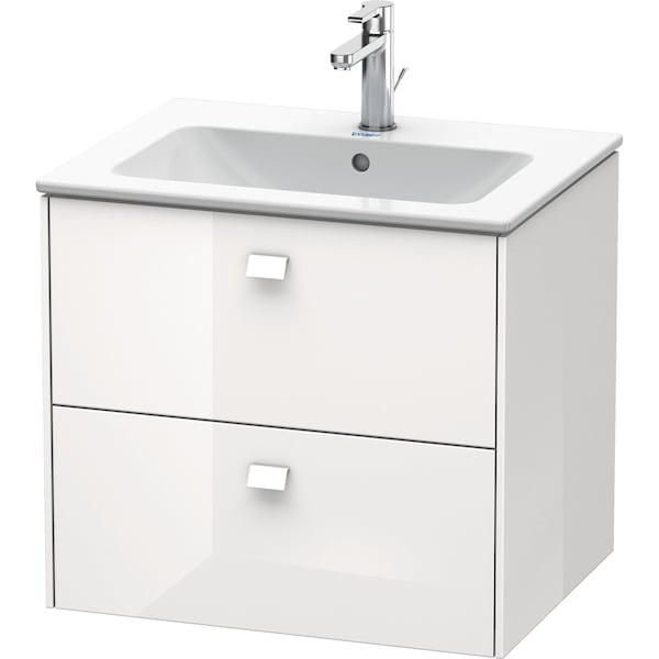 Duravit Brioso Wall-Mounted Vanity Unit White High Gloss BR410102222 - main